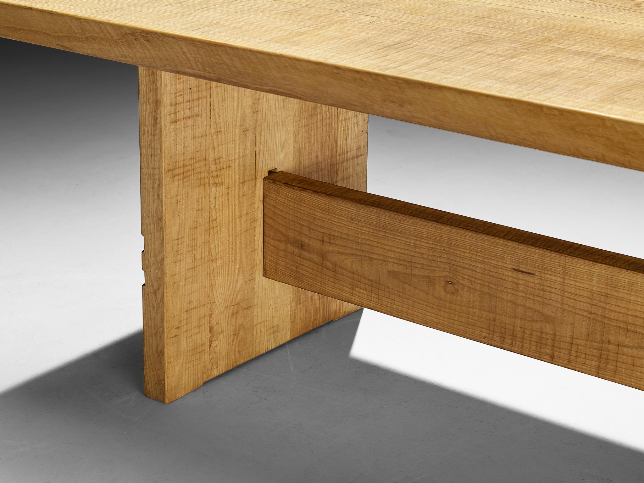 Giuseppe Rivadossi for Officina Rivadossi Dining Table in Olive Ash