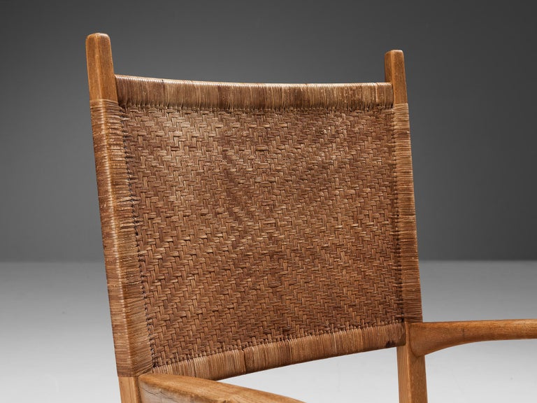 Dutch High Back Chair in Ash and Cane