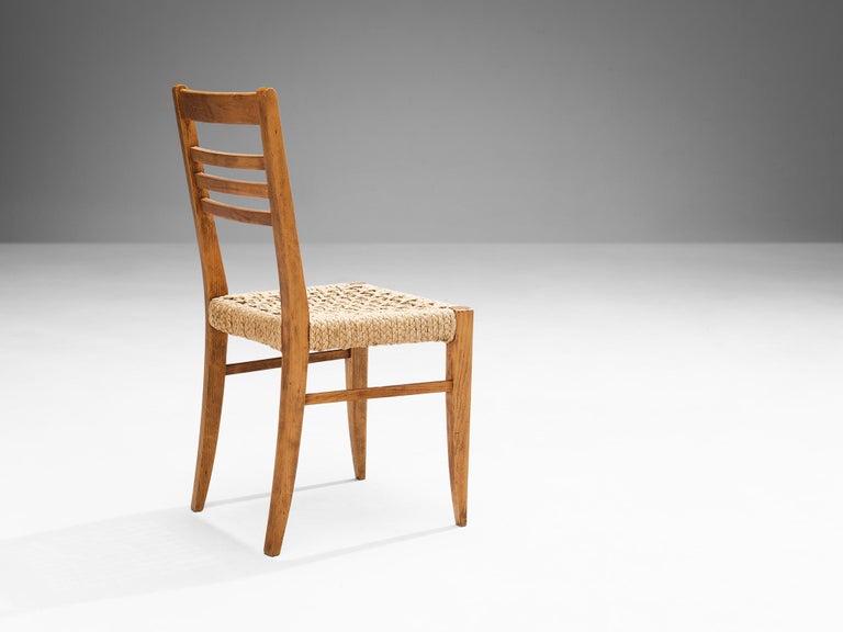 Adrien Audoux & Frida Minet Set of Eight Dining Chairs in Braided Hemp