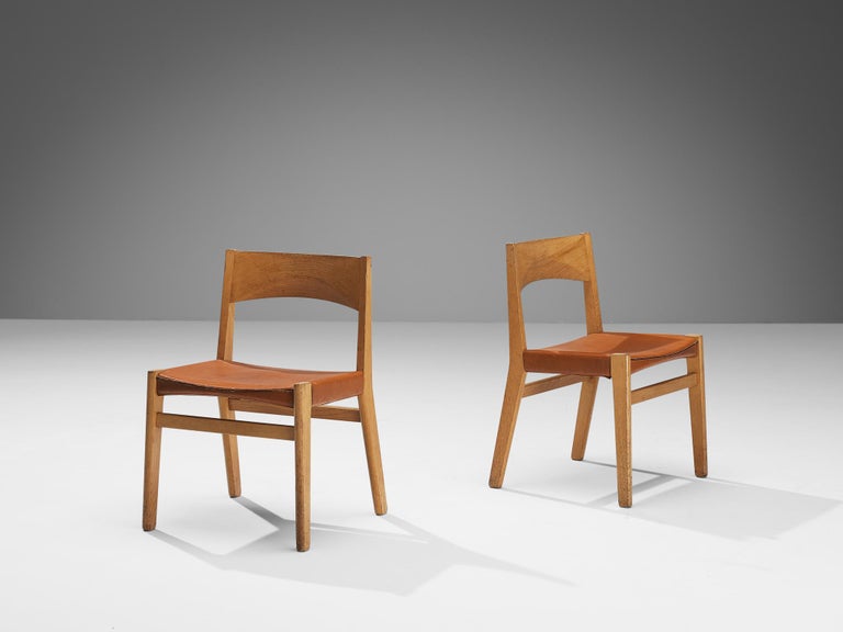 John Vedel Rieper for Källemo Set of Twelve Dining Chairs in Oak