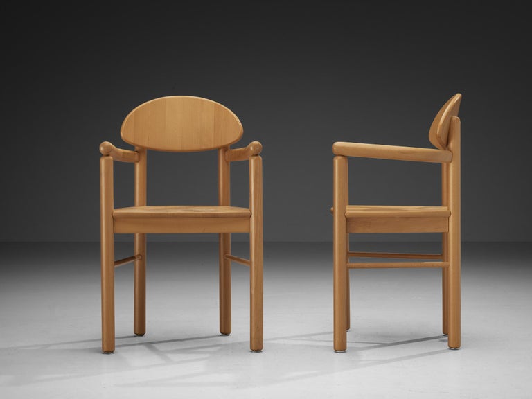 Rainer Daumiller Armchairs in Solid Wood