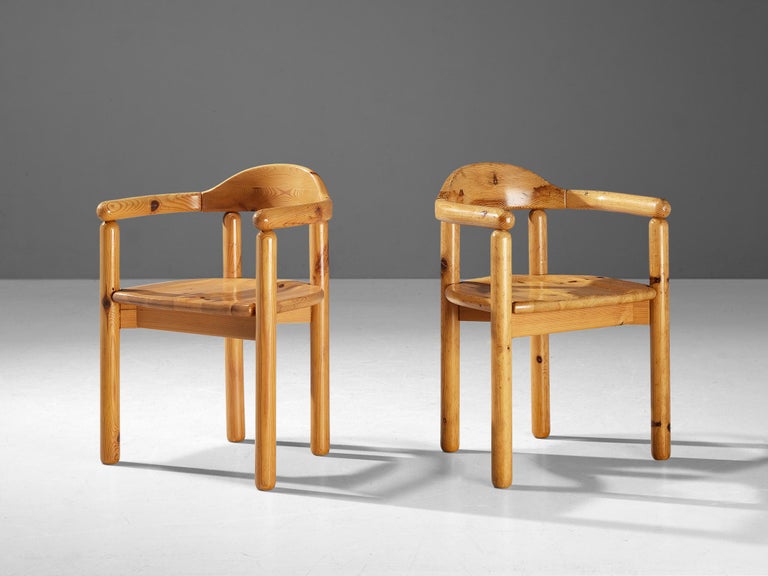 Rainer Daumiller Pair of Dining Chairs in Pine