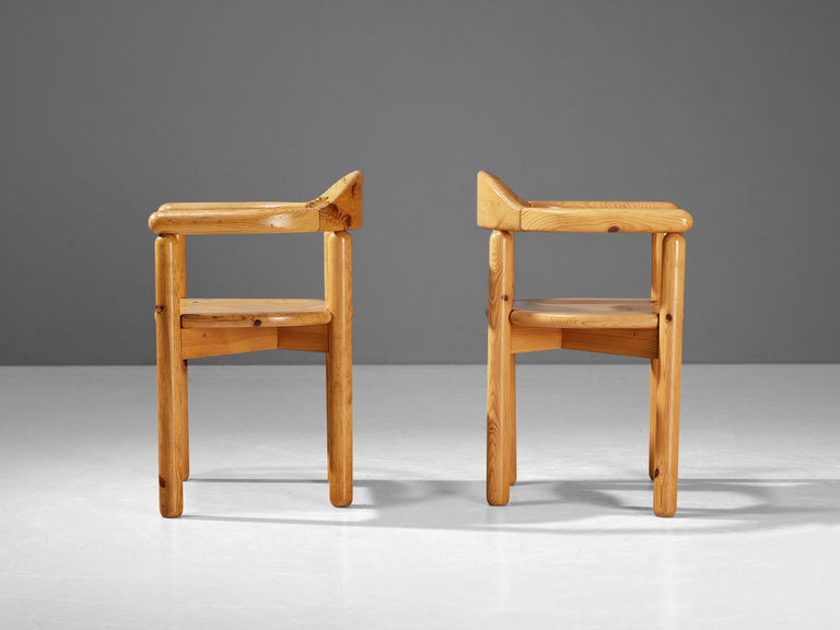 Rainer Daumiller Pair of Dining Chairs in Pine