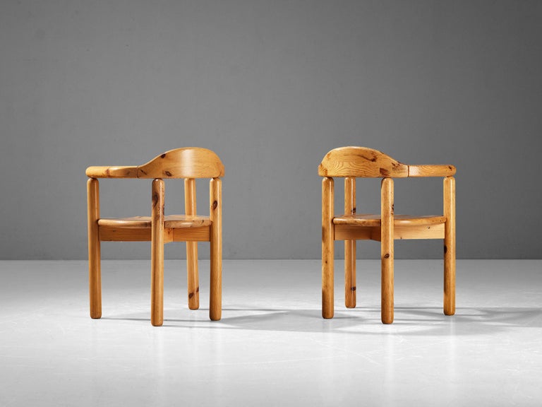 Rainer Daumiller Pair of Dining Chairs in Pine