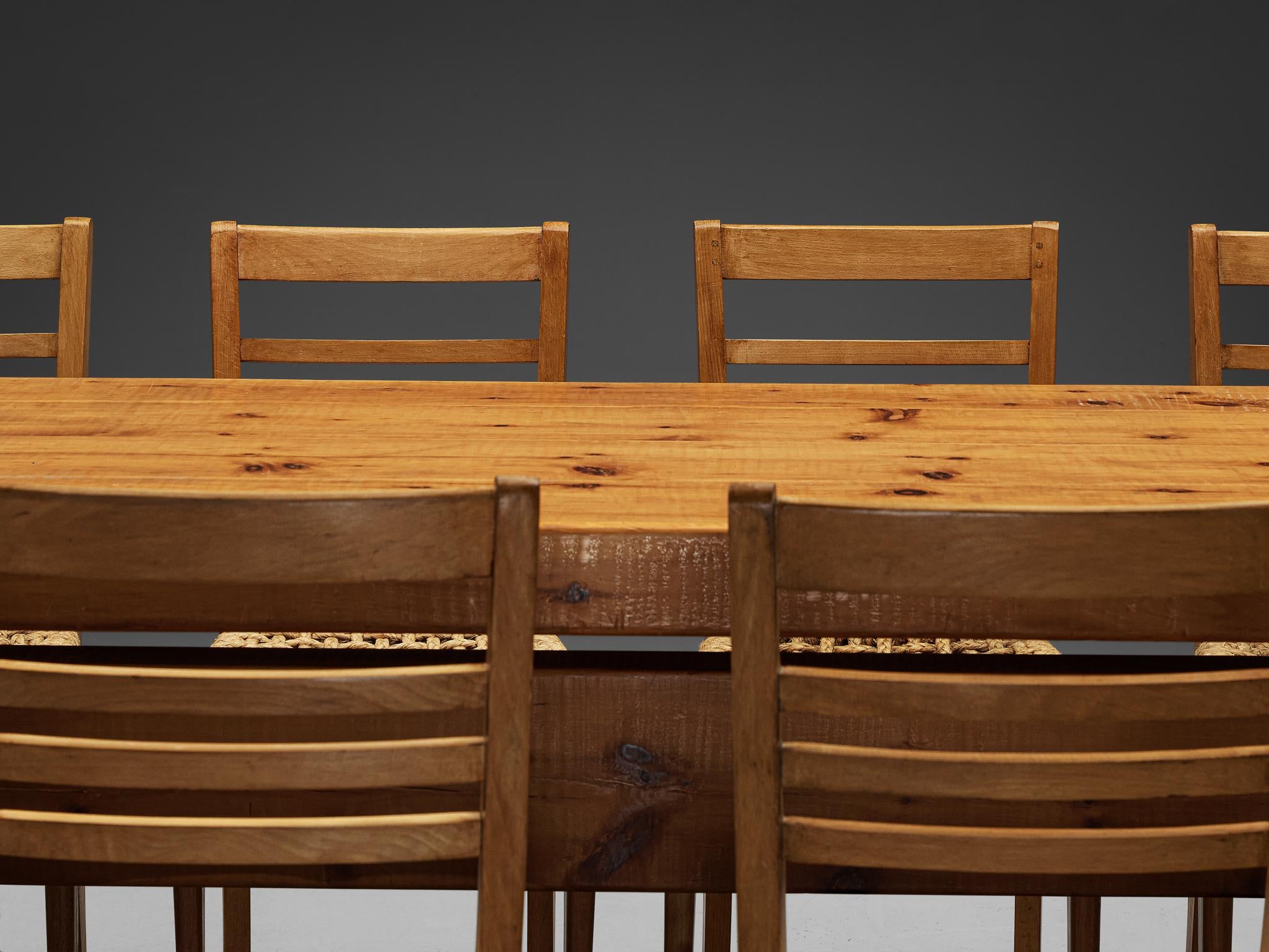 Dining Set with Adrien Audoux & Frida Minet Chairs and Rivadossi Table