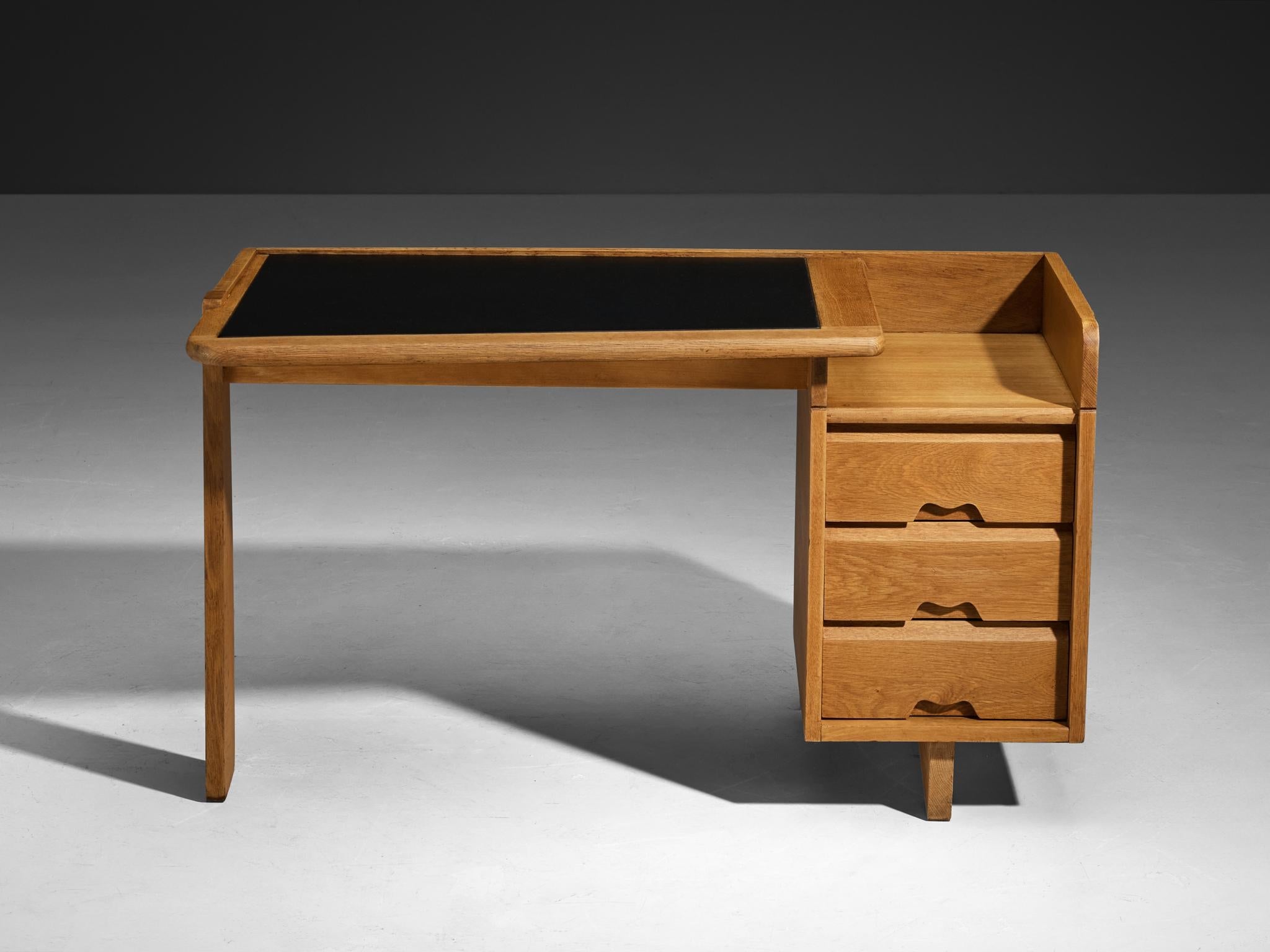 Guillerme & Chambron Writing Desk in Oak