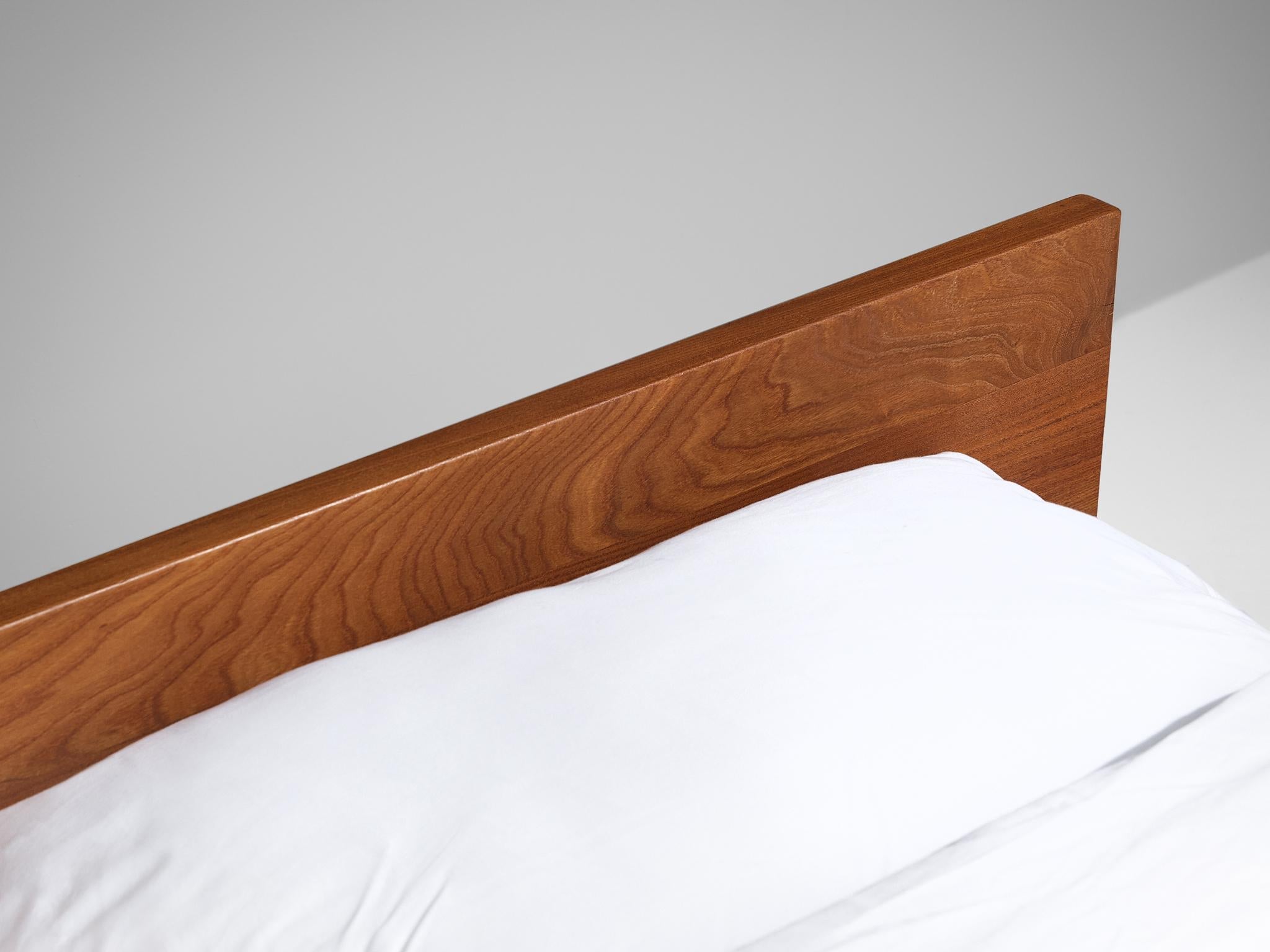 Early Pierre Chapo 'Godot' Queen Bed in Solid Elm