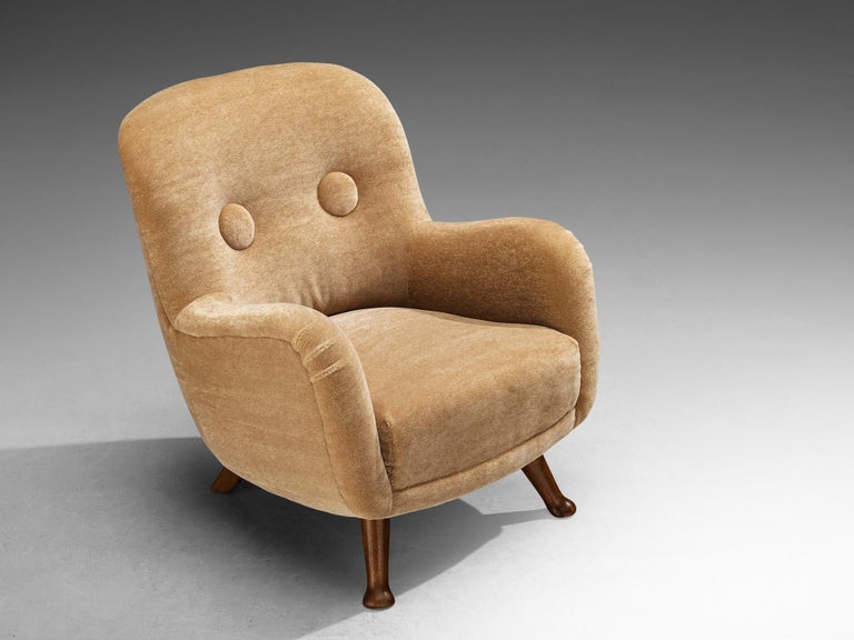 Berga Mobler Lounge Chair in Beige Teddy