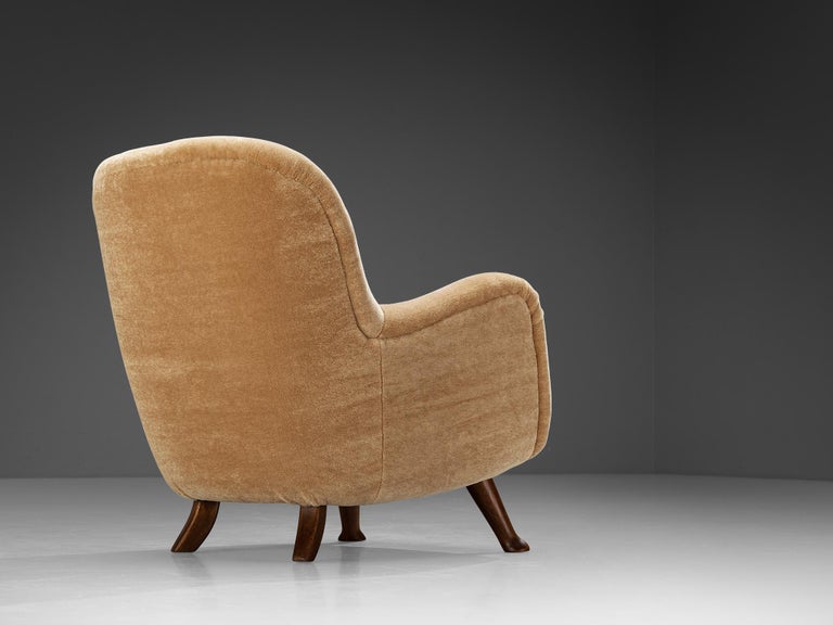 Berga Mobler Lounge Chair in Beige Teddy