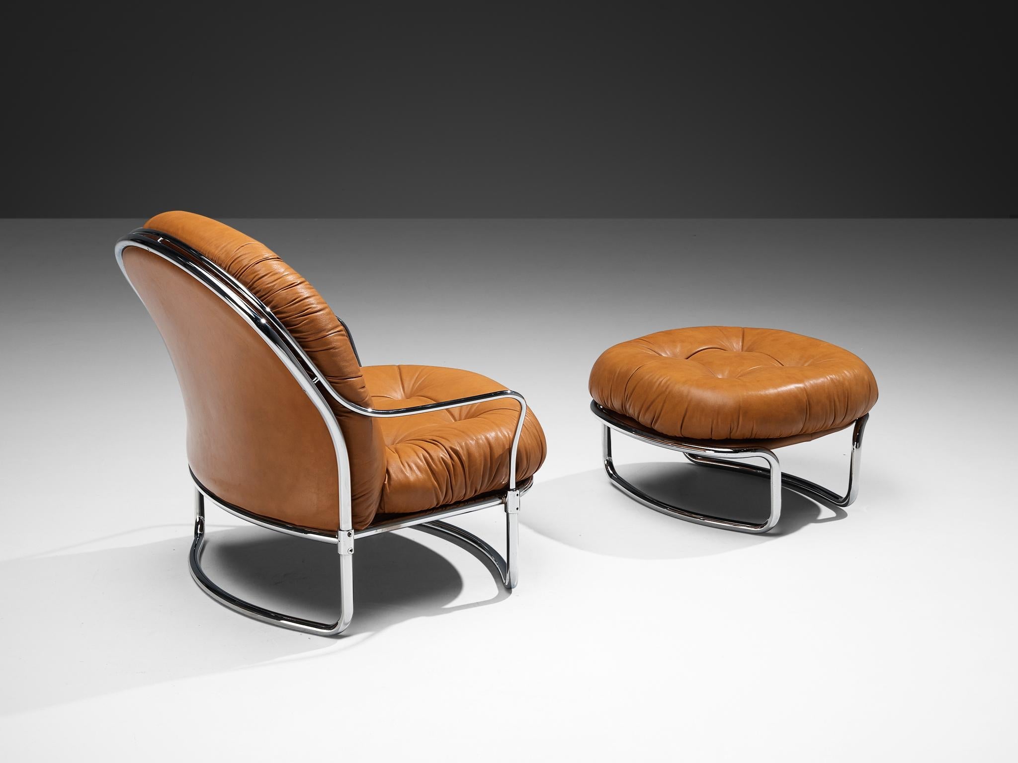 Carlo De Carli for Cinova '915' Lounge Chair with Ottoman