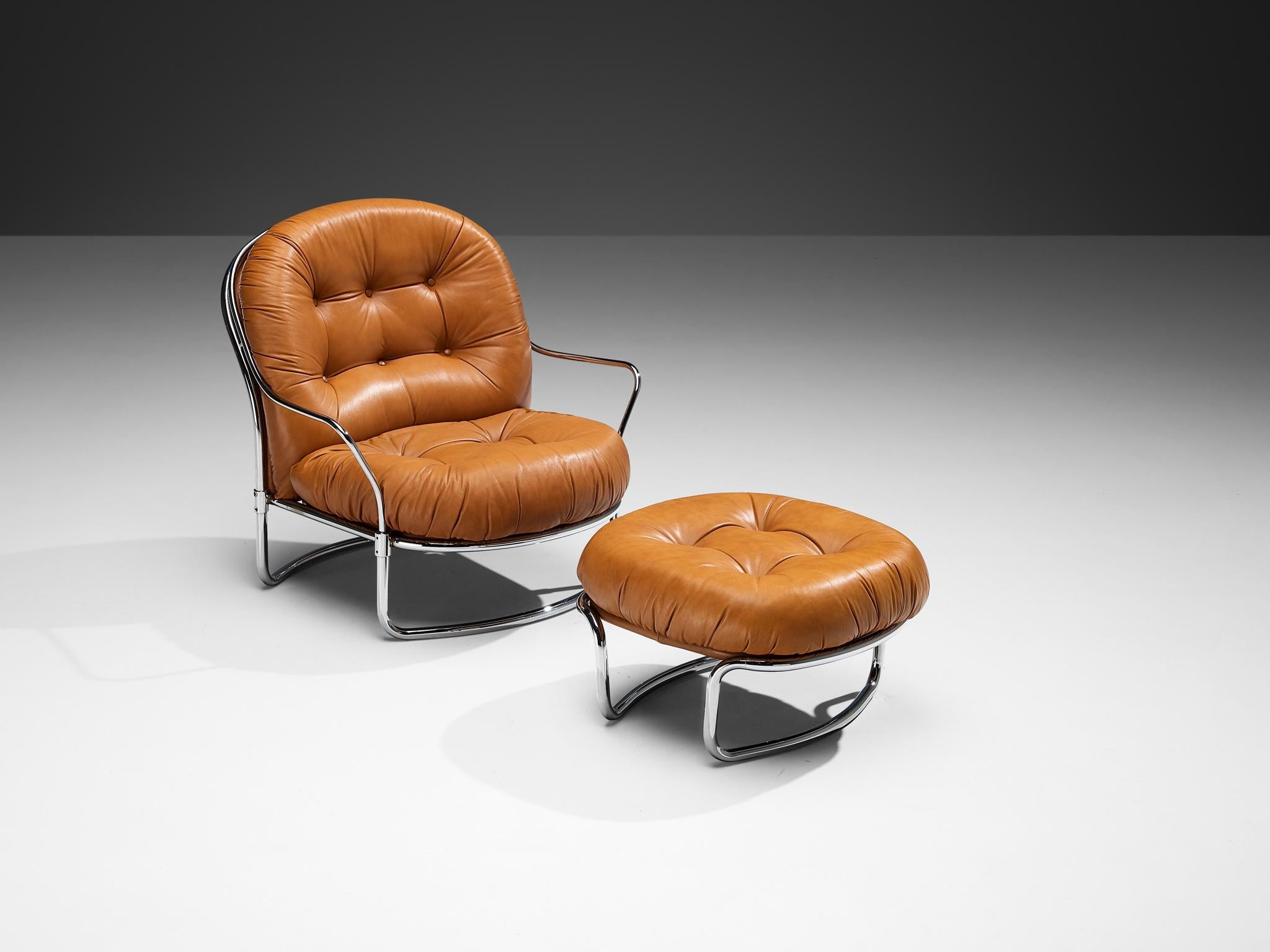 Carlo De Carli for Cinova '915' Lounge Chair with Ottoman