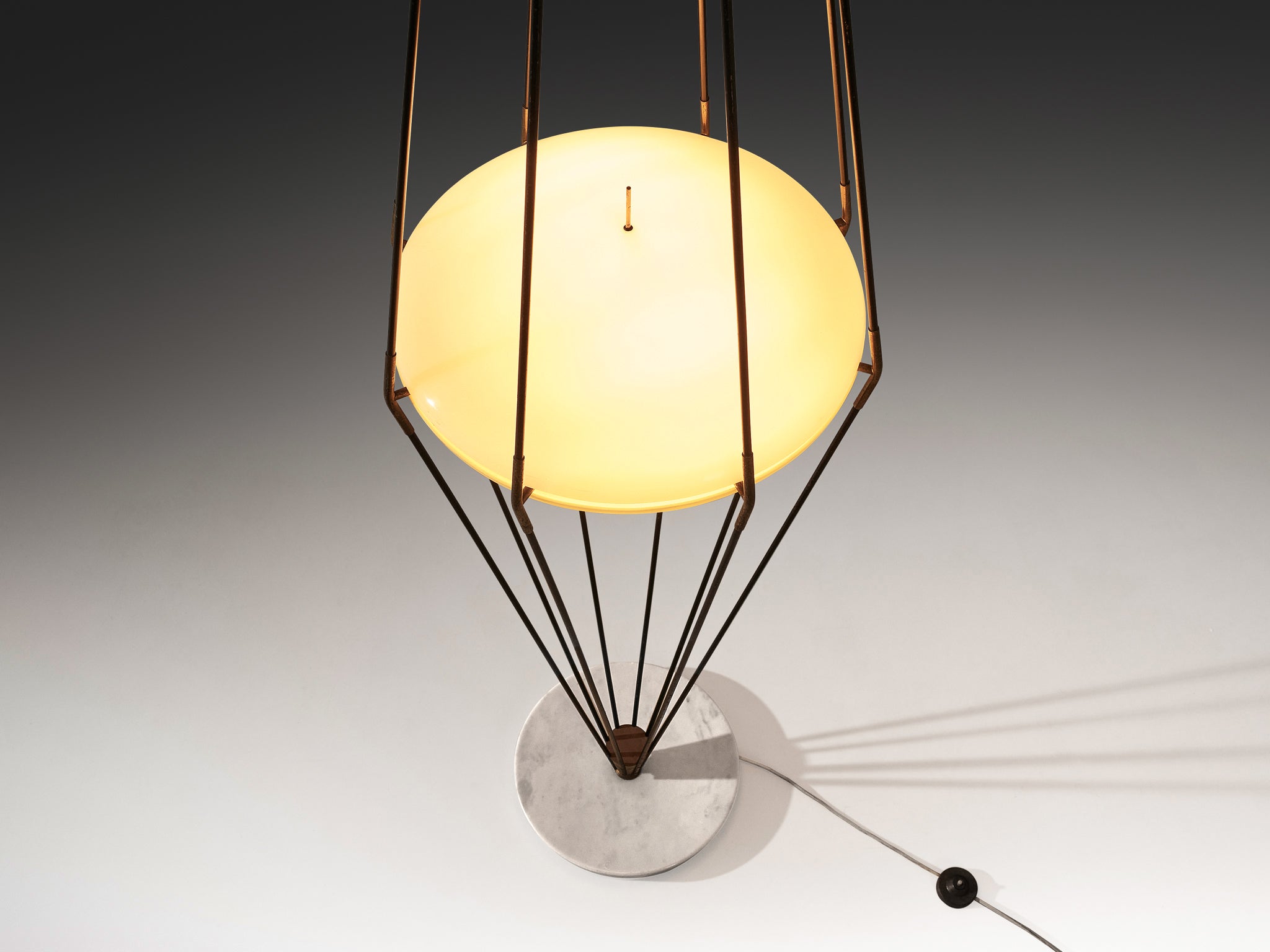 Angelo Lelii for Arredoluce 'Siluro' Floor Lamp