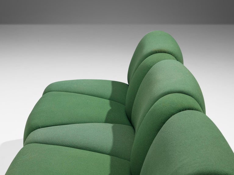 Artifort 'Mississippi' Organic Sectional Sofa in Green Fabric