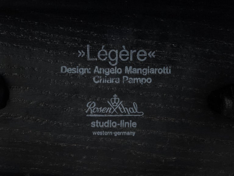 Angelo Mangiarotti & Chiara Pampo 'Légère' Sofa in Black Leather