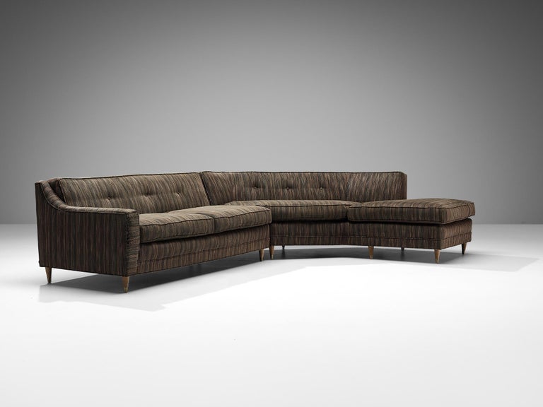 Mid century grey sectional online