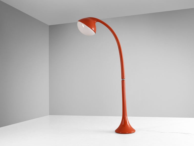 Fabio Lenci for I Guzzini 'Lampione' Floor Lamp in Red