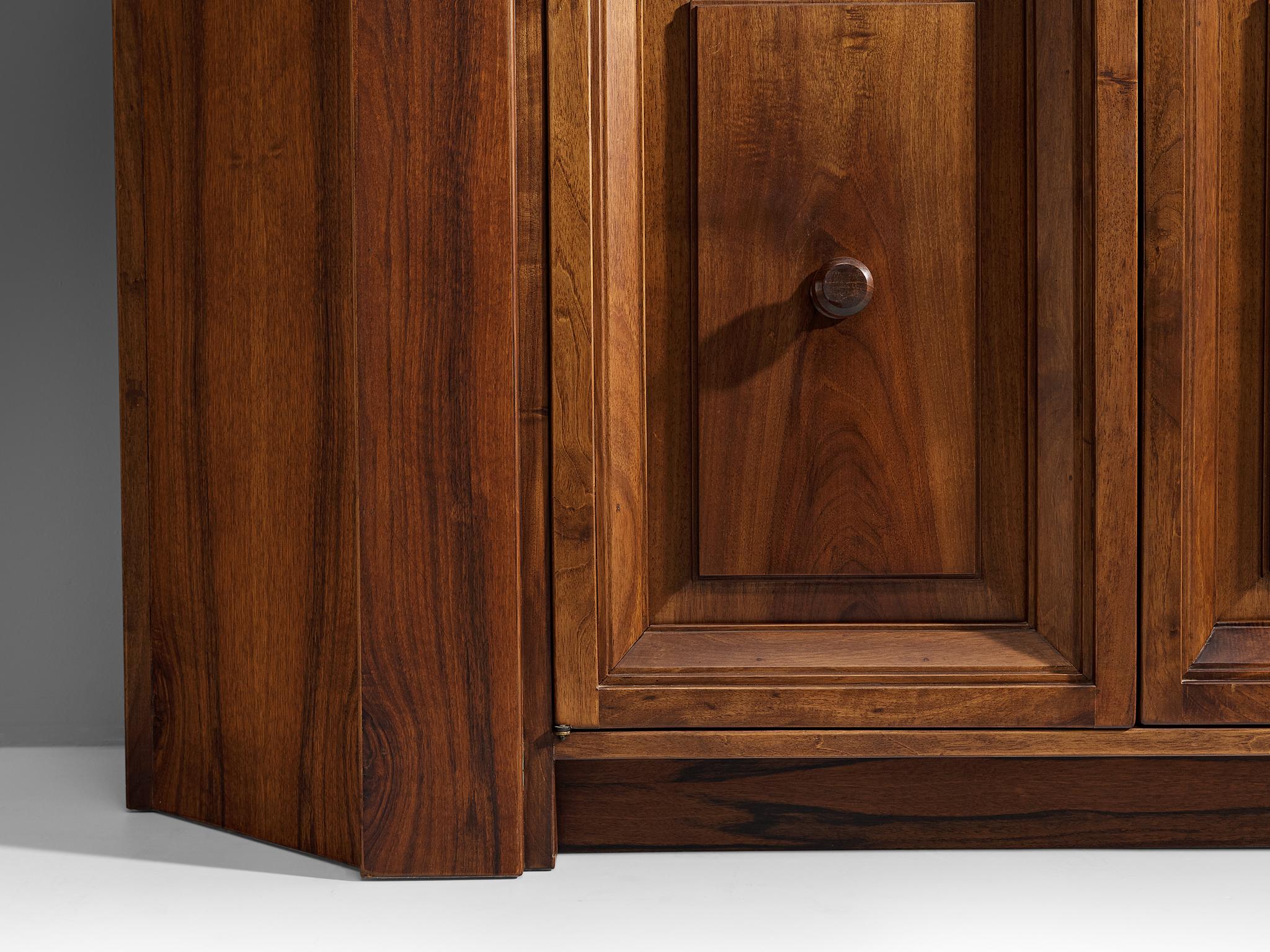 Giuseppe Rivadossi for Officina Rivadossi Cabinet in Walnut