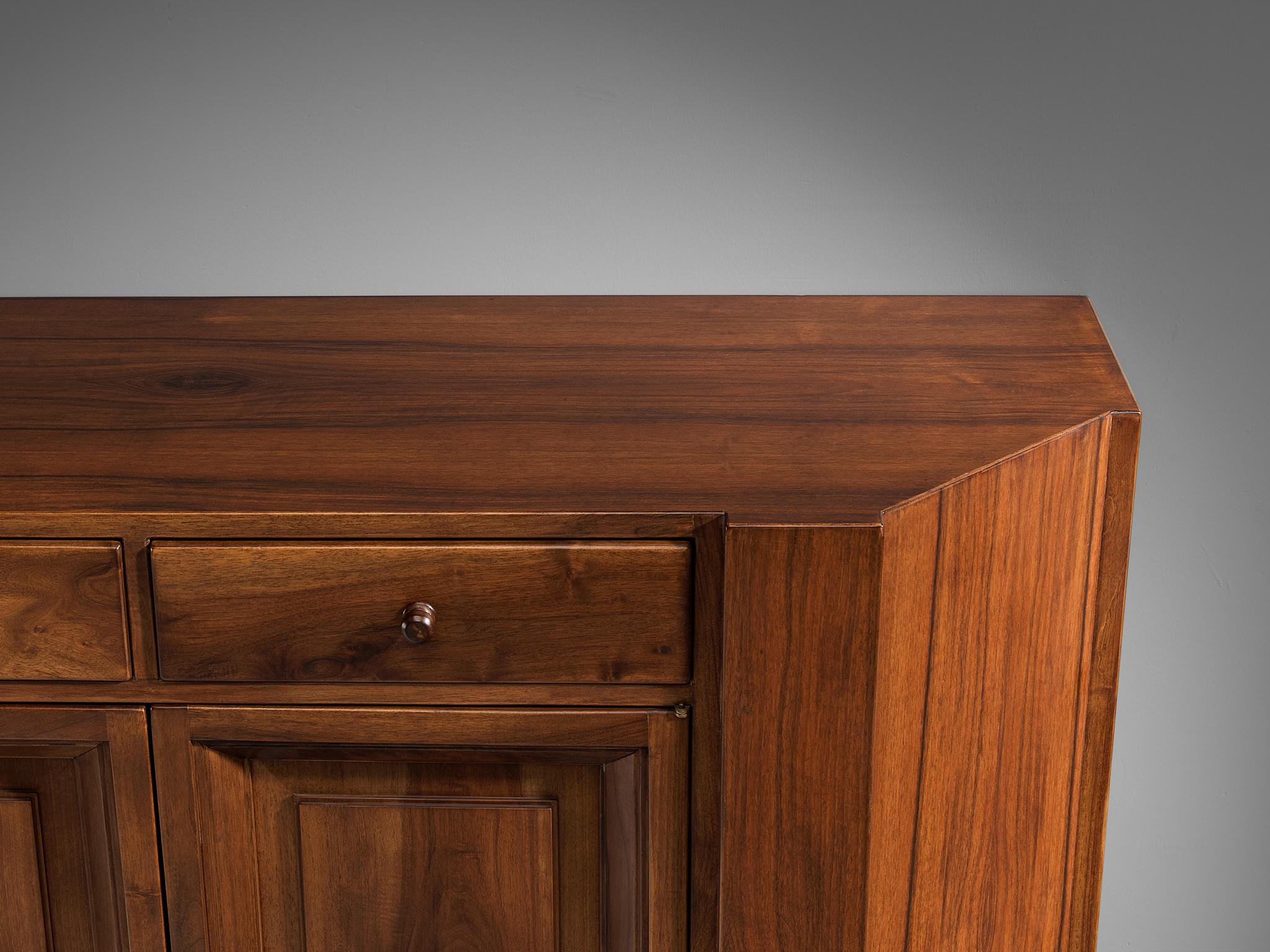 Giuseppe Rivadossi for Officina Rivadossi Cabinet in Walnut