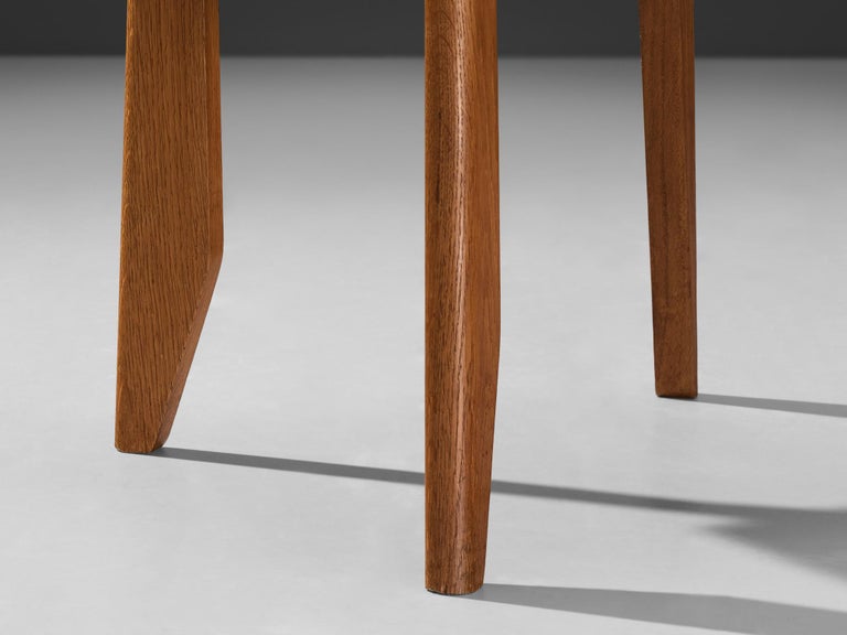 Guillerme & Chambron 'Thibault' Dining Chair in Oak and Papercord