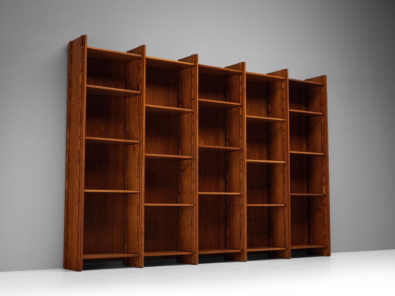 Gianfranco Frattini for Bernini Large Bookcase in Teak