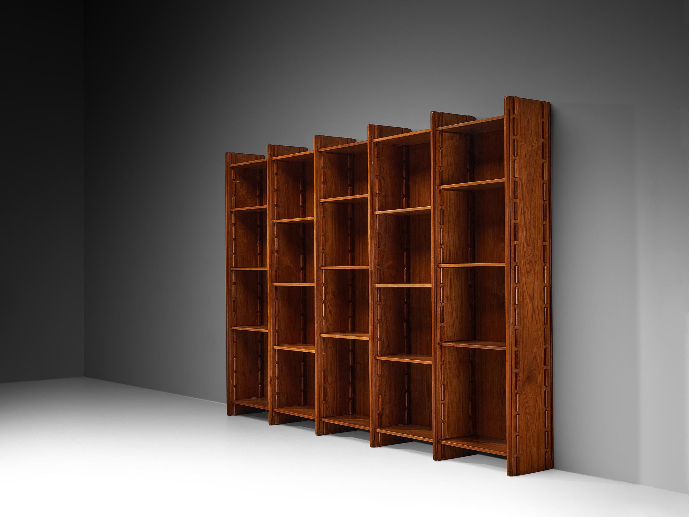 Gianfranco Frattini for Bernini '540' Large Bookcase in Teak