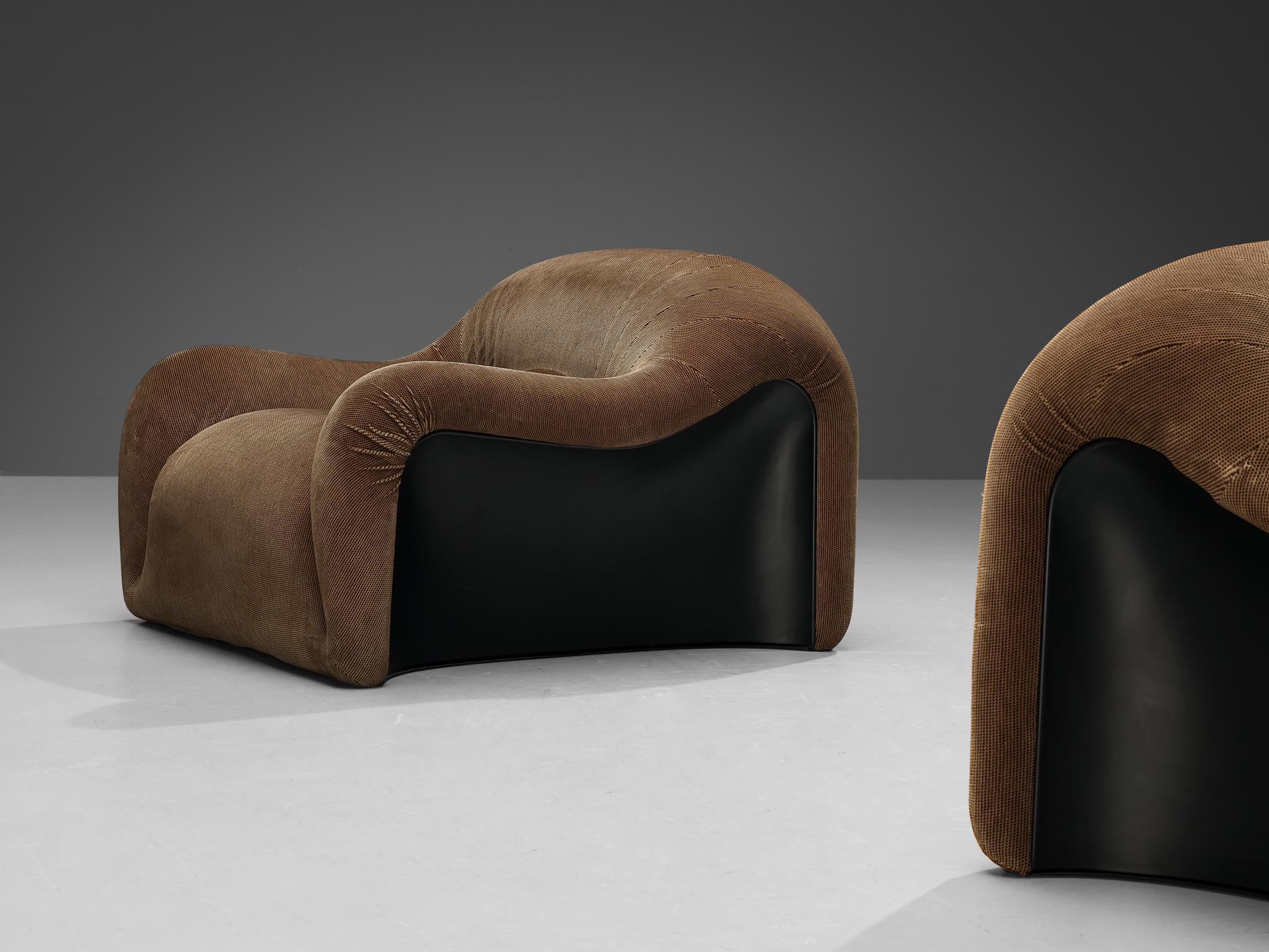 Emilio Guarnacci for 1P 'Ecuba' Lounge Chairs