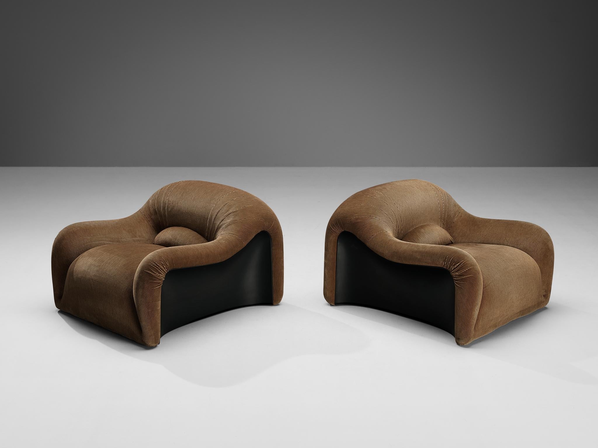 Emilio Guarnacci for 1P 'Ecuba' Lounge Chairs