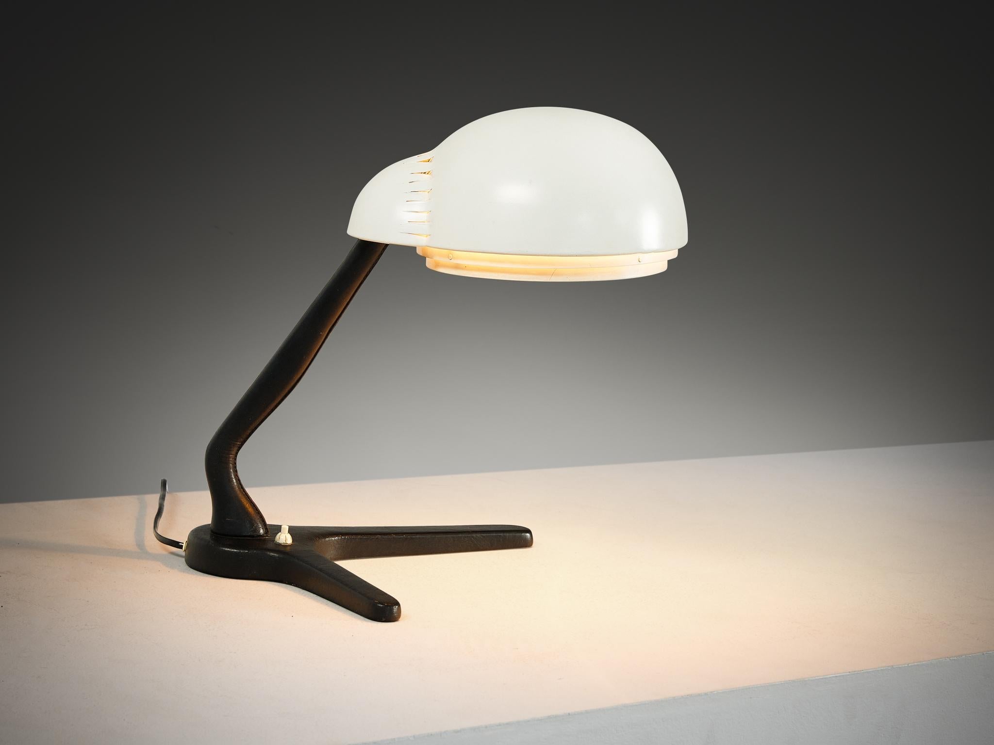 Alvar Aalto for Valaistustyö Ky ‘A704’ Table Lamp with White Shade