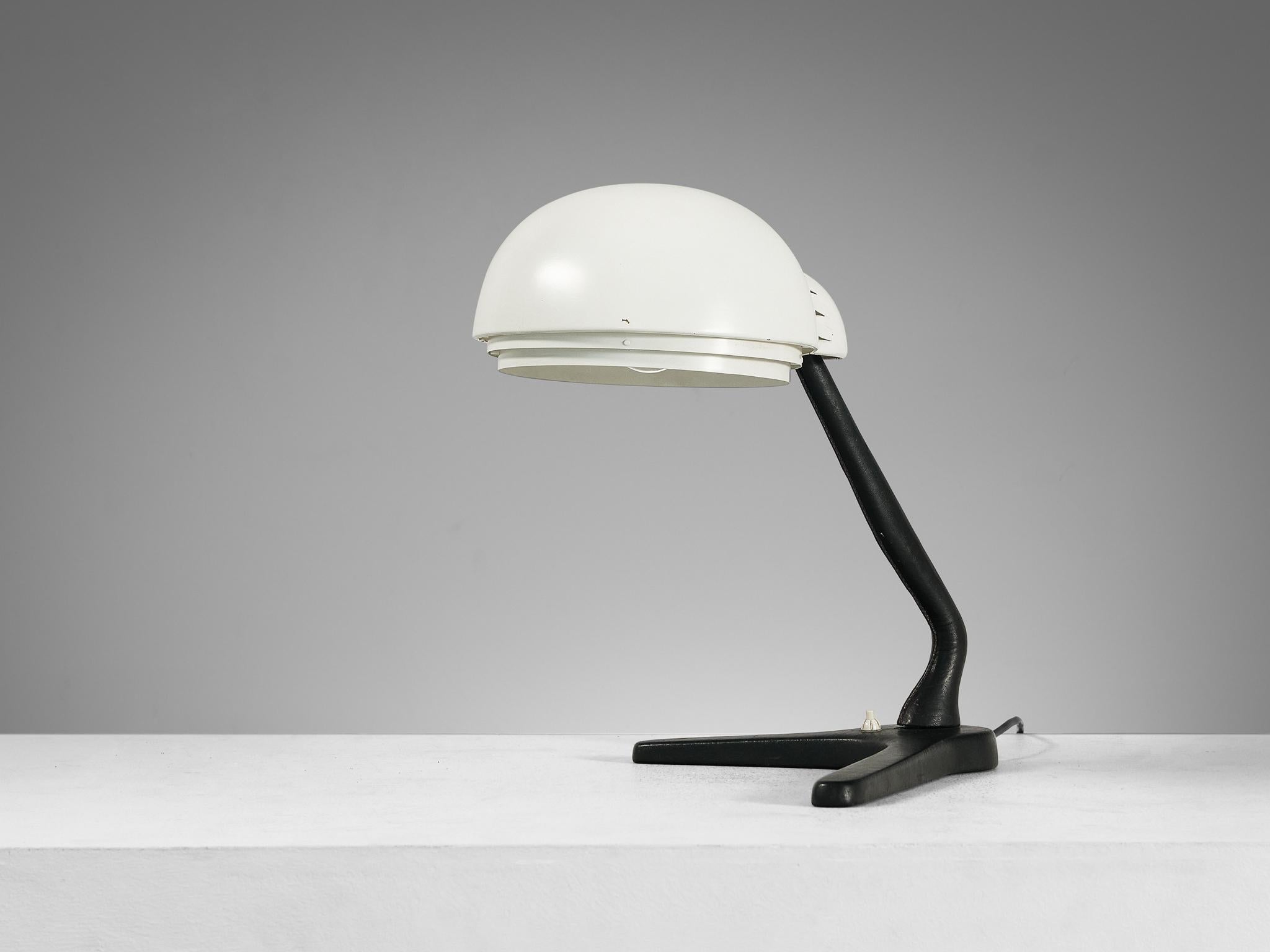 Alvar Aalto for Valaistustyö Ky ‘A704’ Table Lamp with White Shade