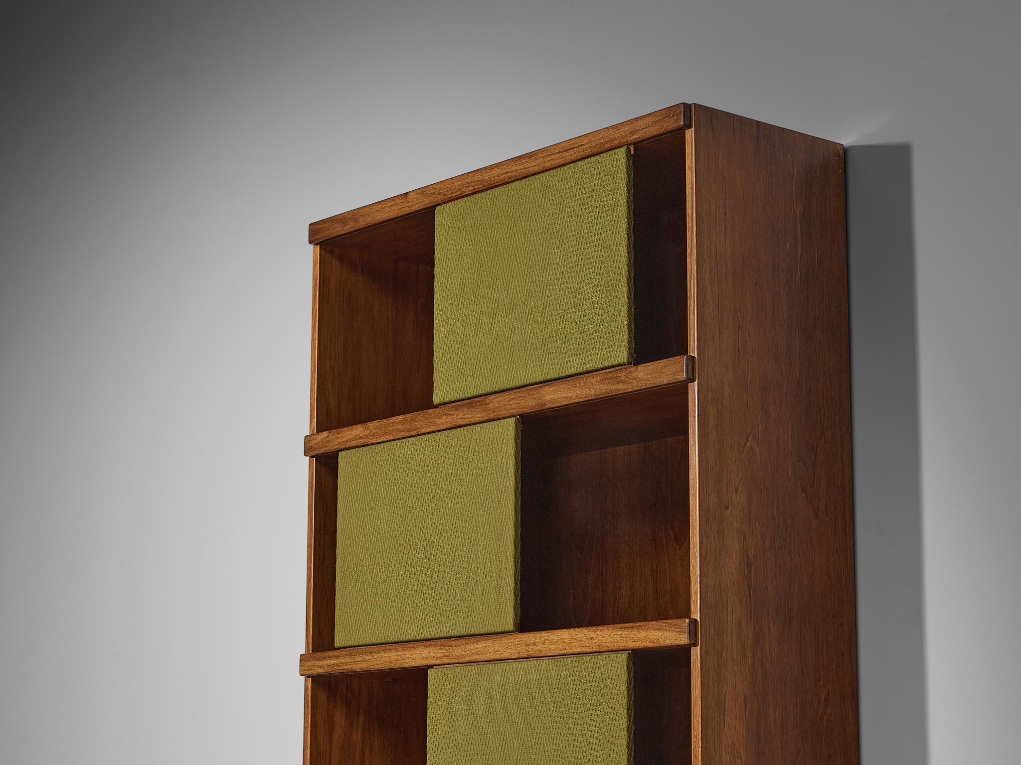 Ilmari Tapiovaara for La Permanente Mobili Cantù Bookcases in Walnut