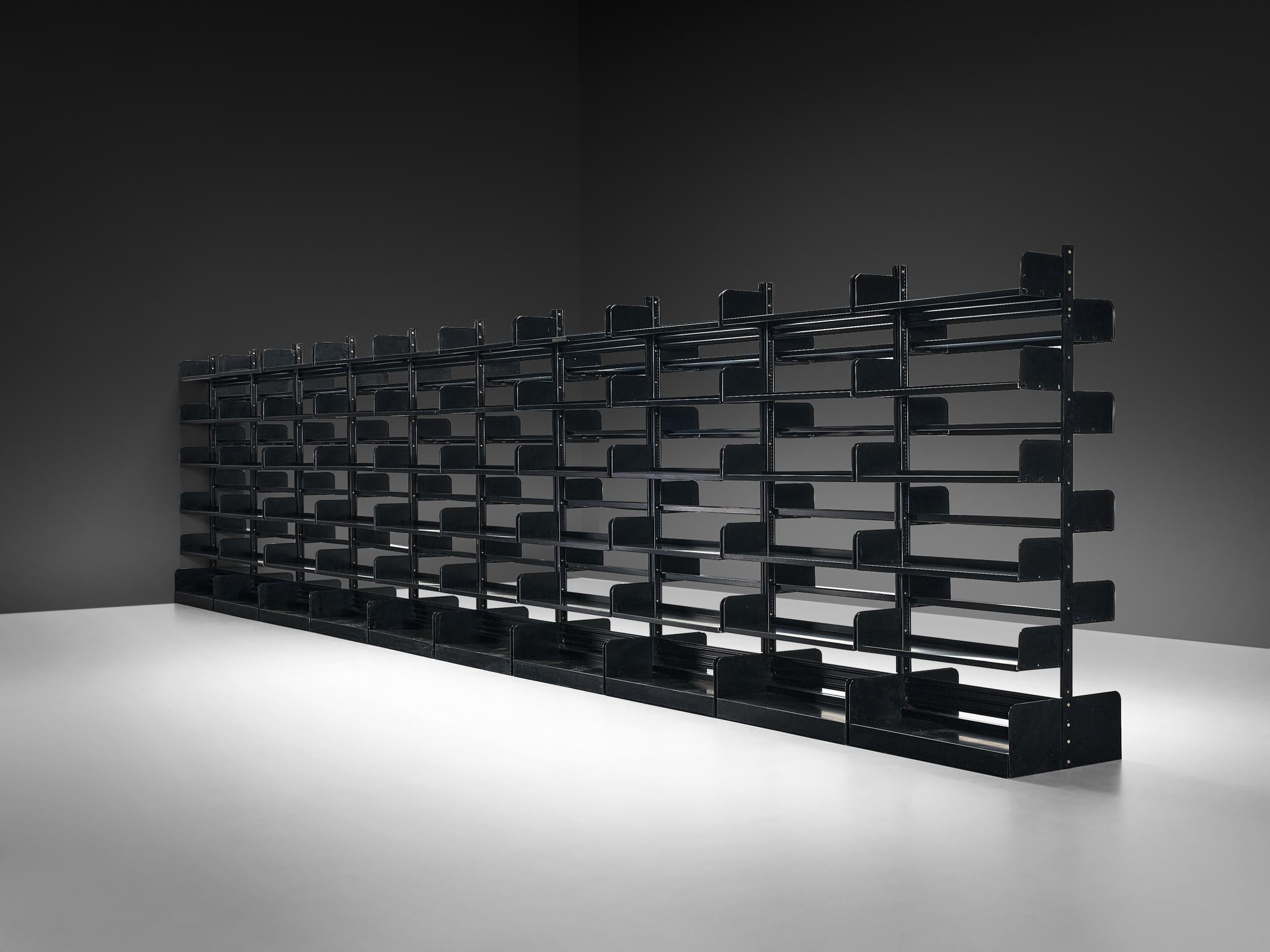 Lips Vago Library Wall of Ten 'Congresso' Bookcases