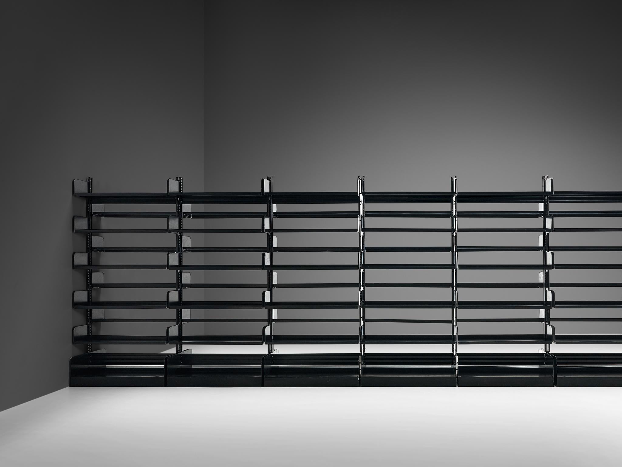 Lips Vago Library Wall of Ten 'Congresso' Bookcases