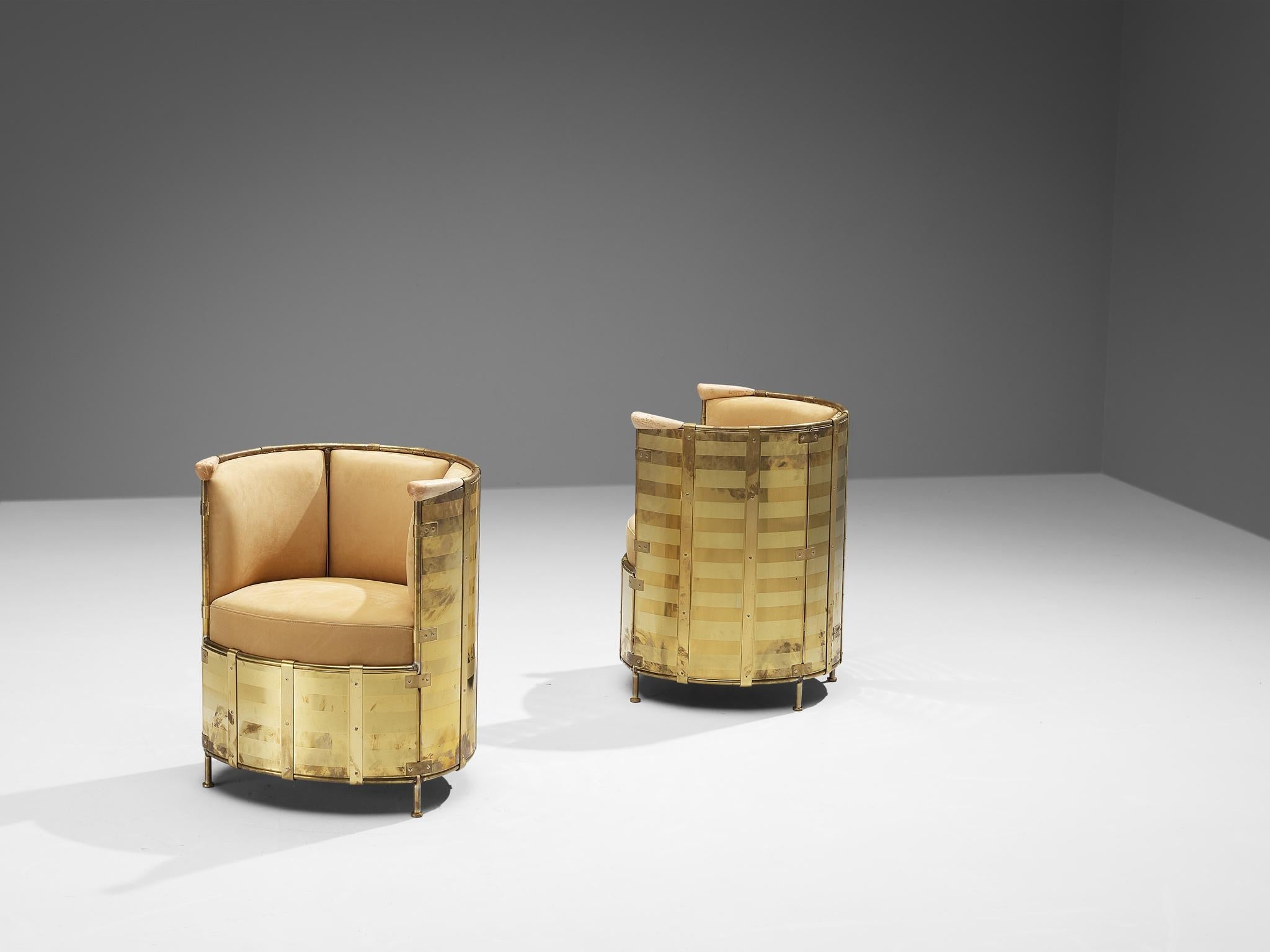 Mats Theselius for Källemo AB Limited Edition Pair of Lounge Chairs 'El Dorado'