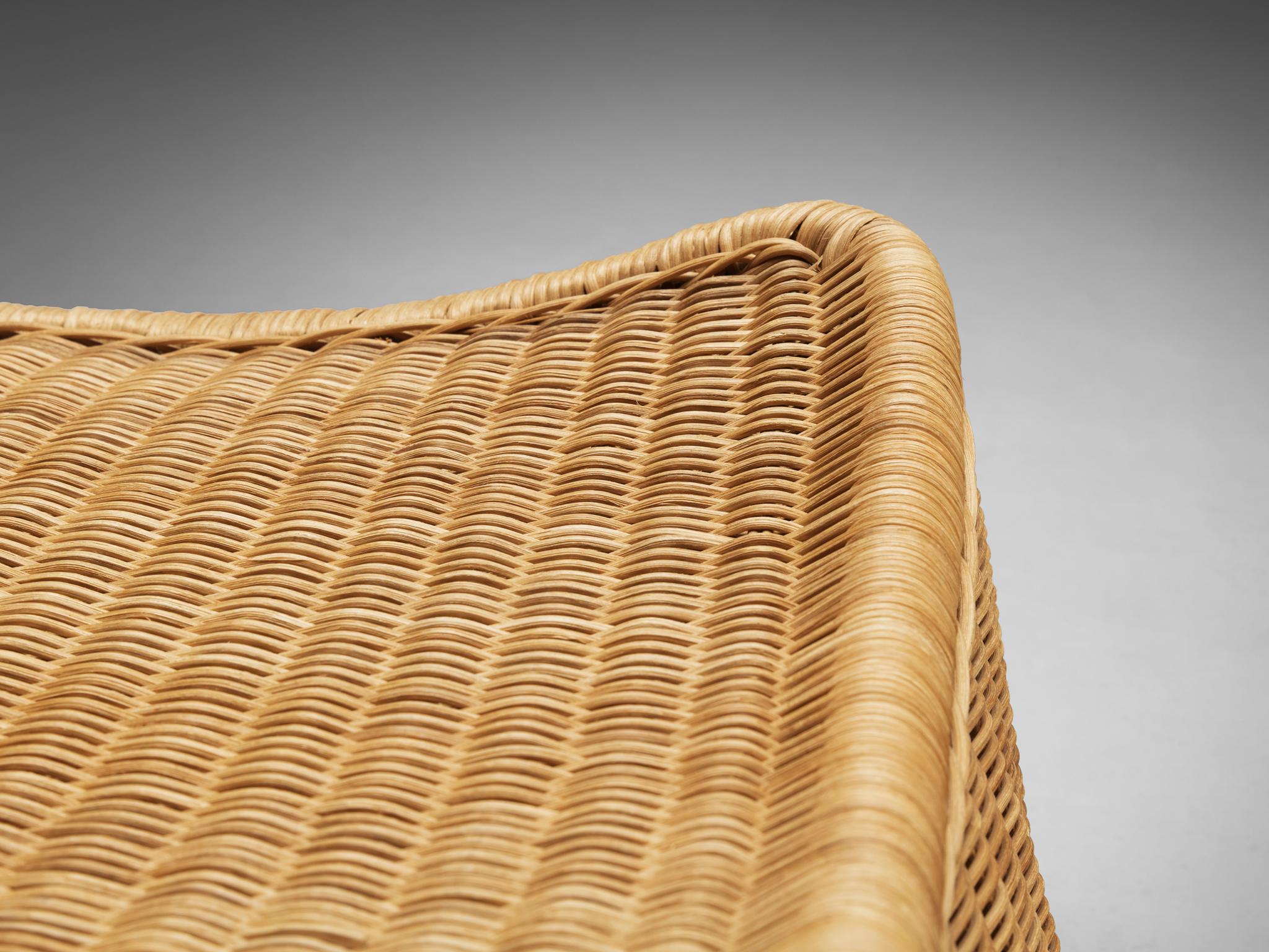 Nanna Ditzel for R. Wengler Low Rattan Stools