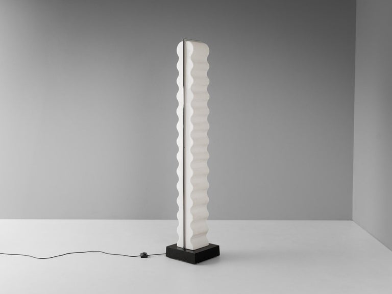 Ettore Sottsass for Poltronova 'Cometa' Floor Lamp in Perspex and Aluminum