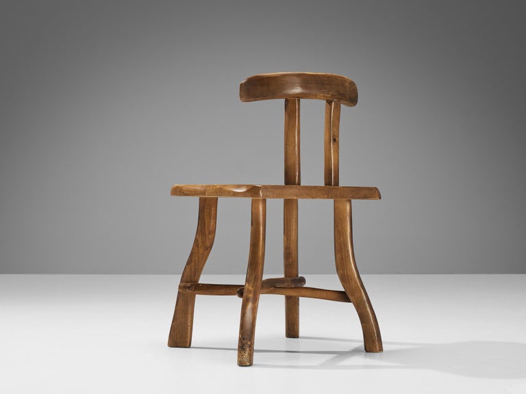 Organic Brutalist Chairs in Maple