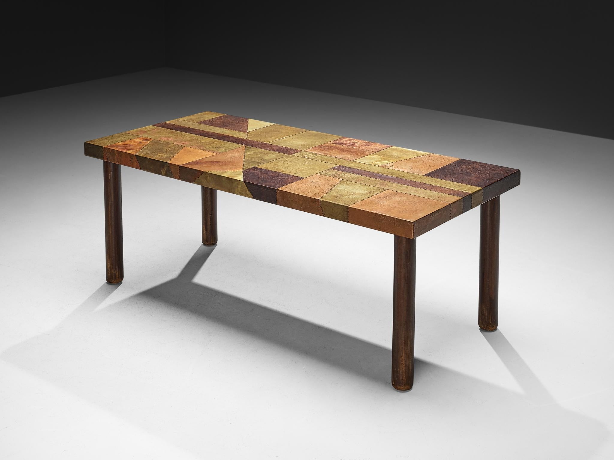 Lorenzo Burchiellaro Dining or Center Table in Copper