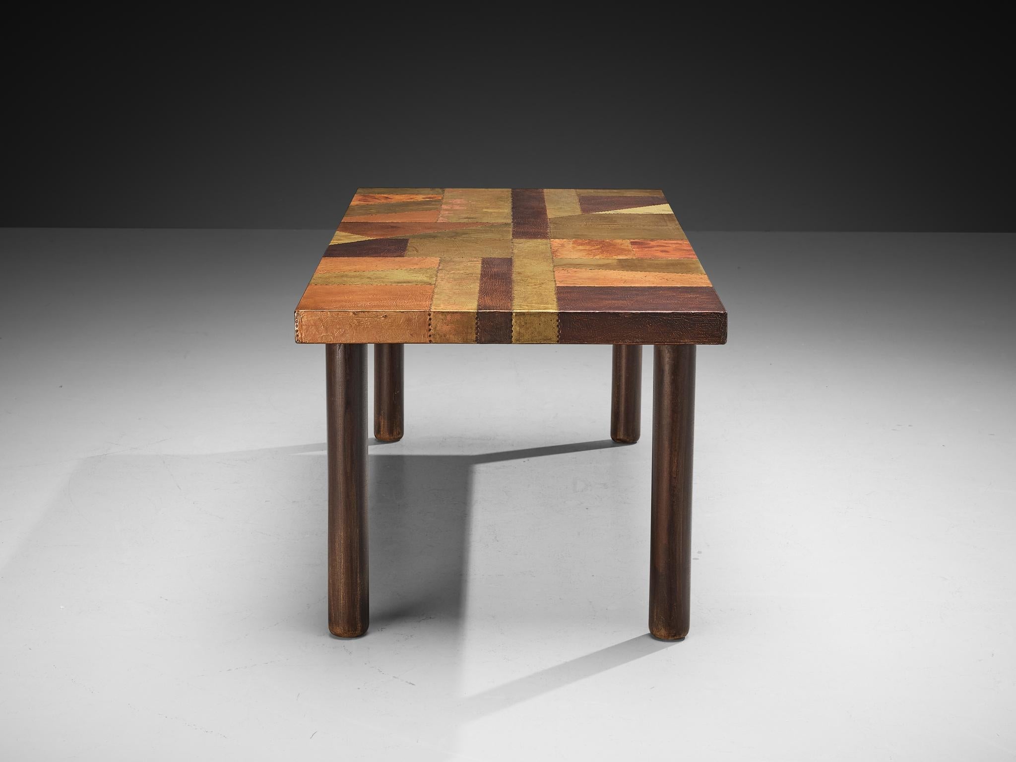 Lorenzo Burchiellaro Dining or Center Table in Copper