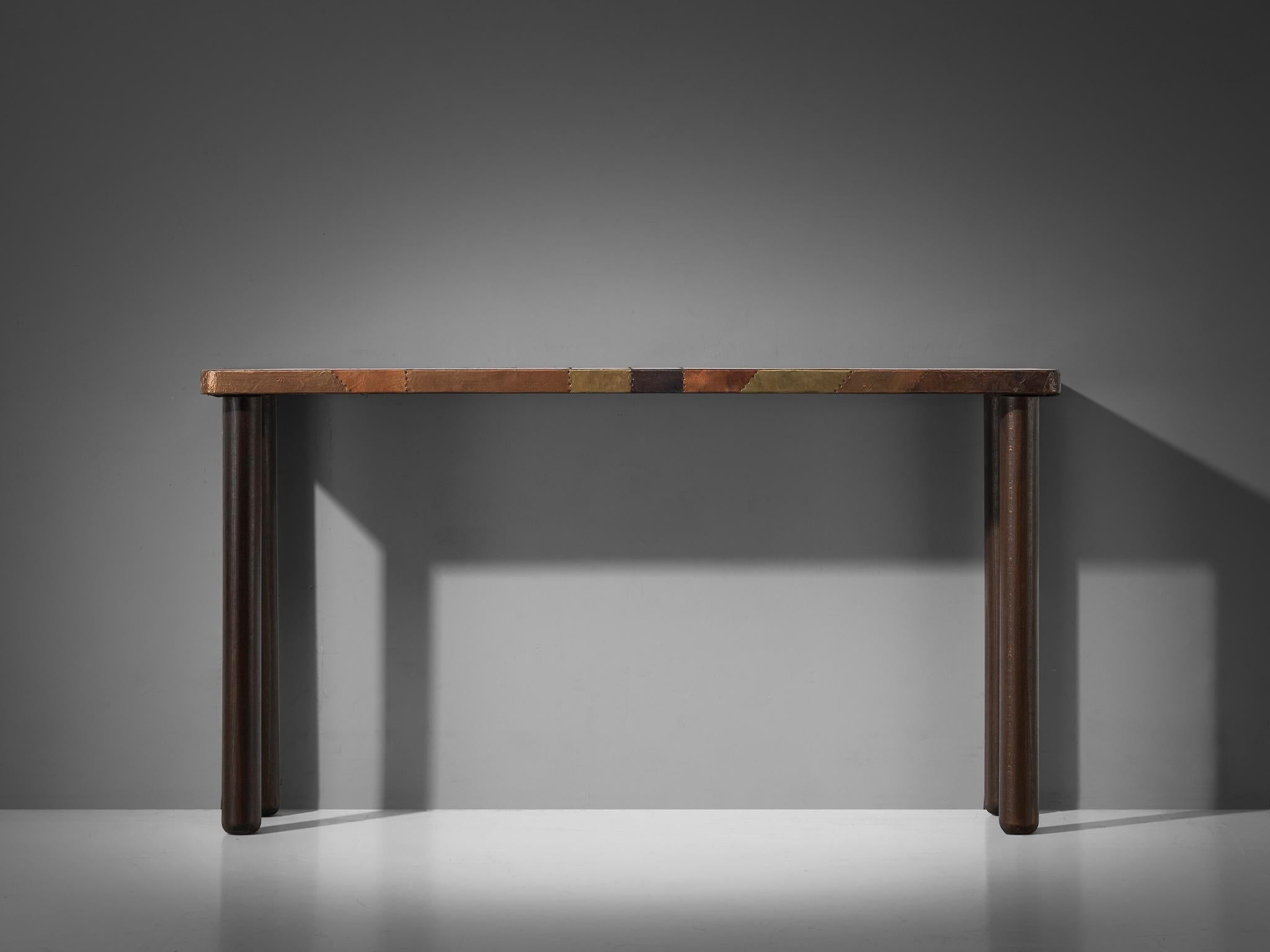 Lorenzo Burchiellaro Console Table in Copper