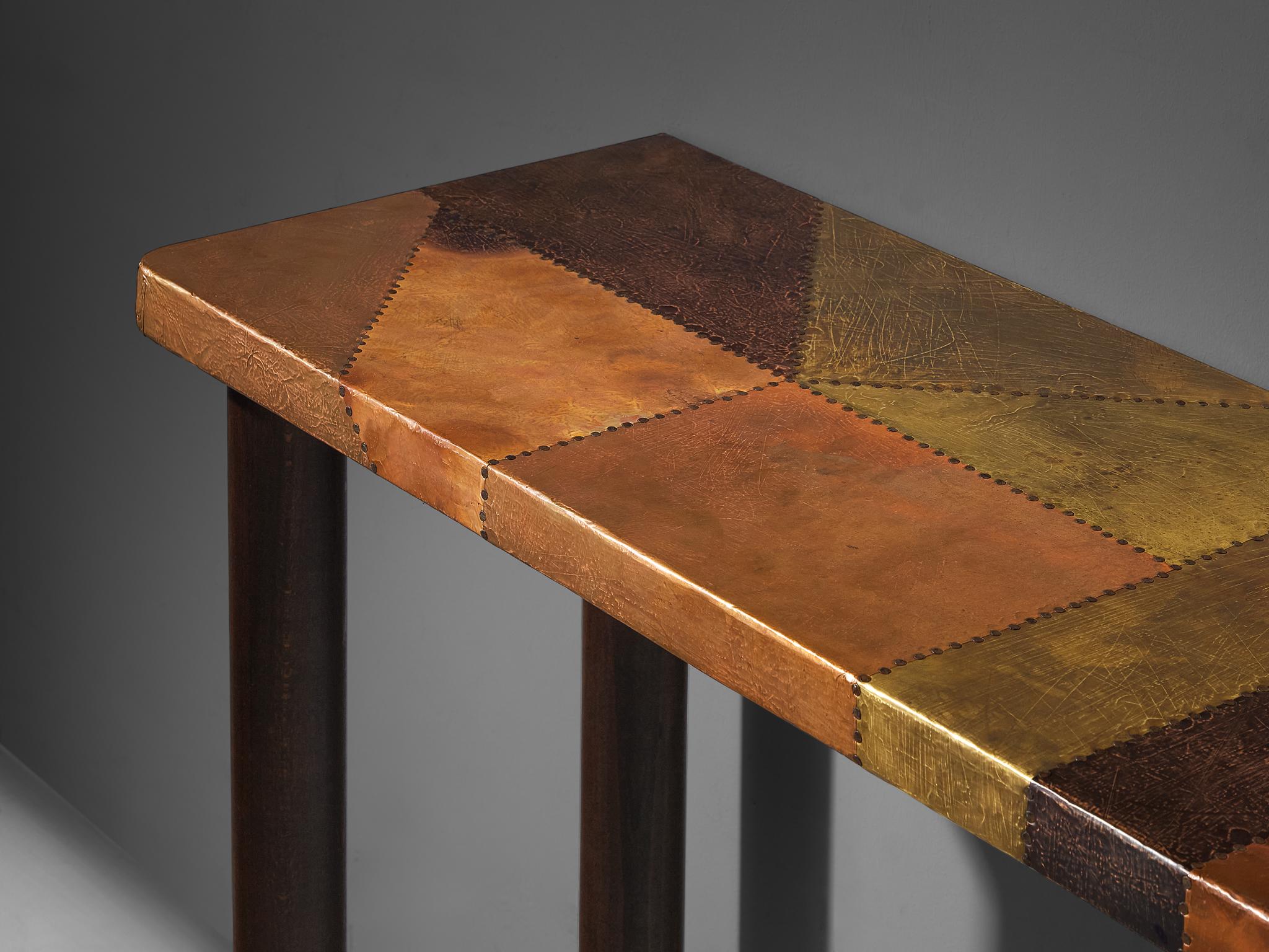 Lorenzo Burchiellaro Console Table in Copper