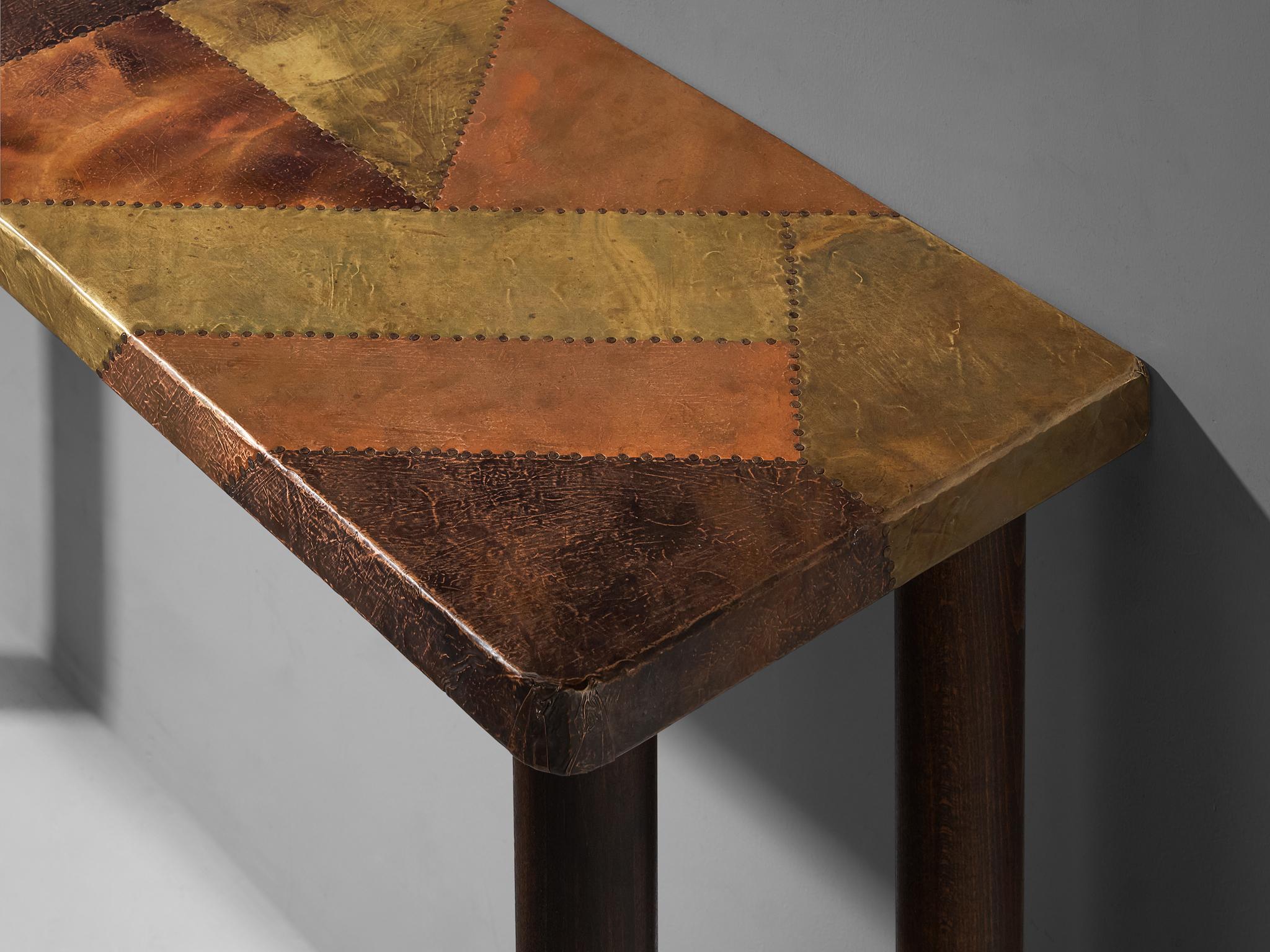 Lorenzo Burchiellaro Console Table in Copper