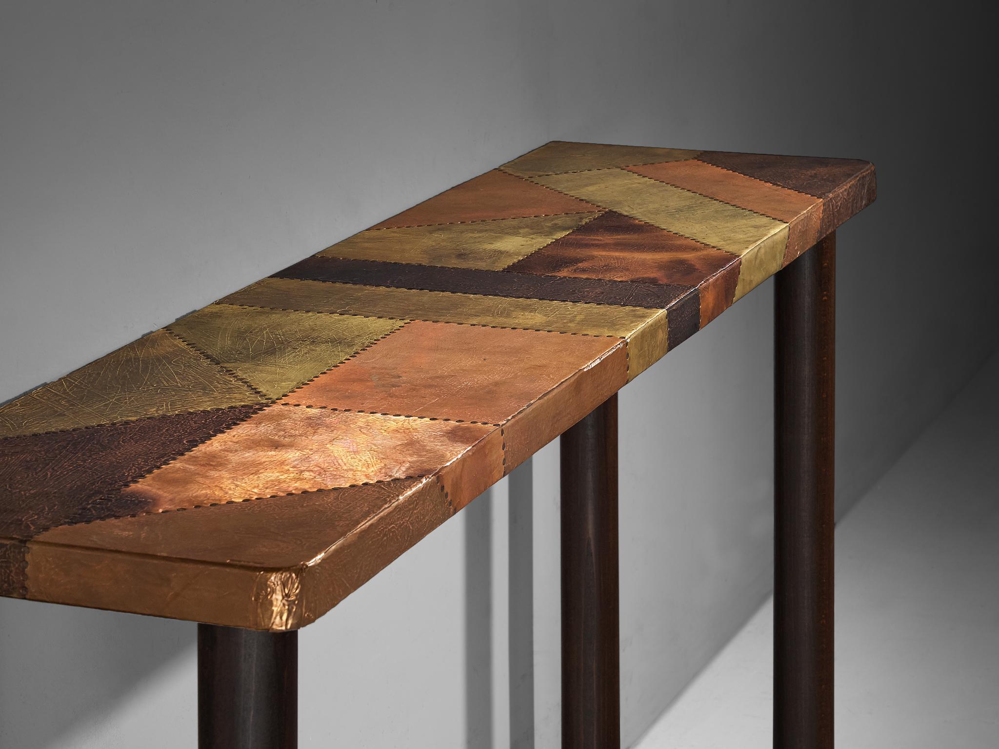 Lorenzo Burchiellaro Console Table in Copper