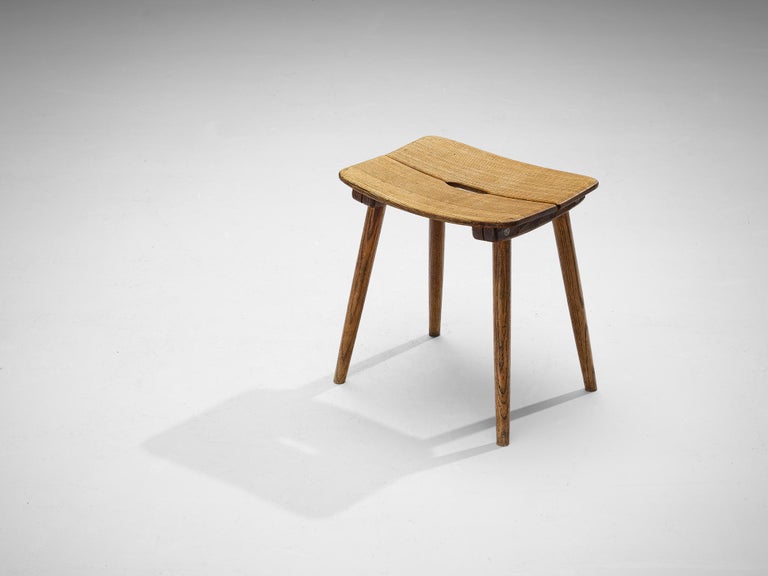 Jacob Müller for Wohnhilfe Stools in Ash