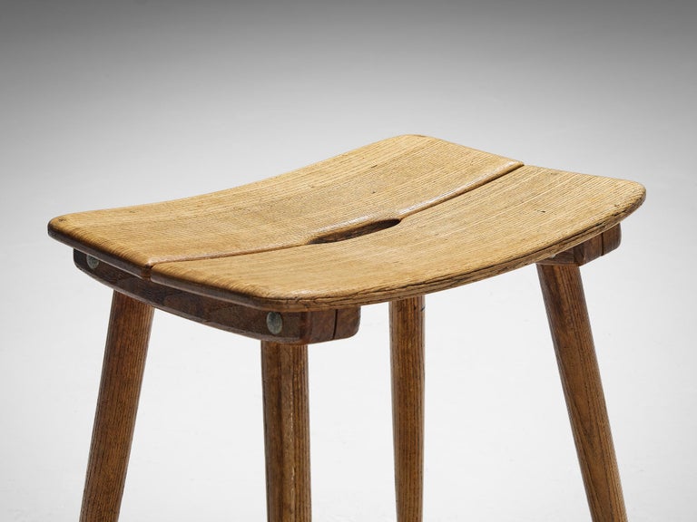 Jacob Müller for Wohnhilfe Stools in Ash