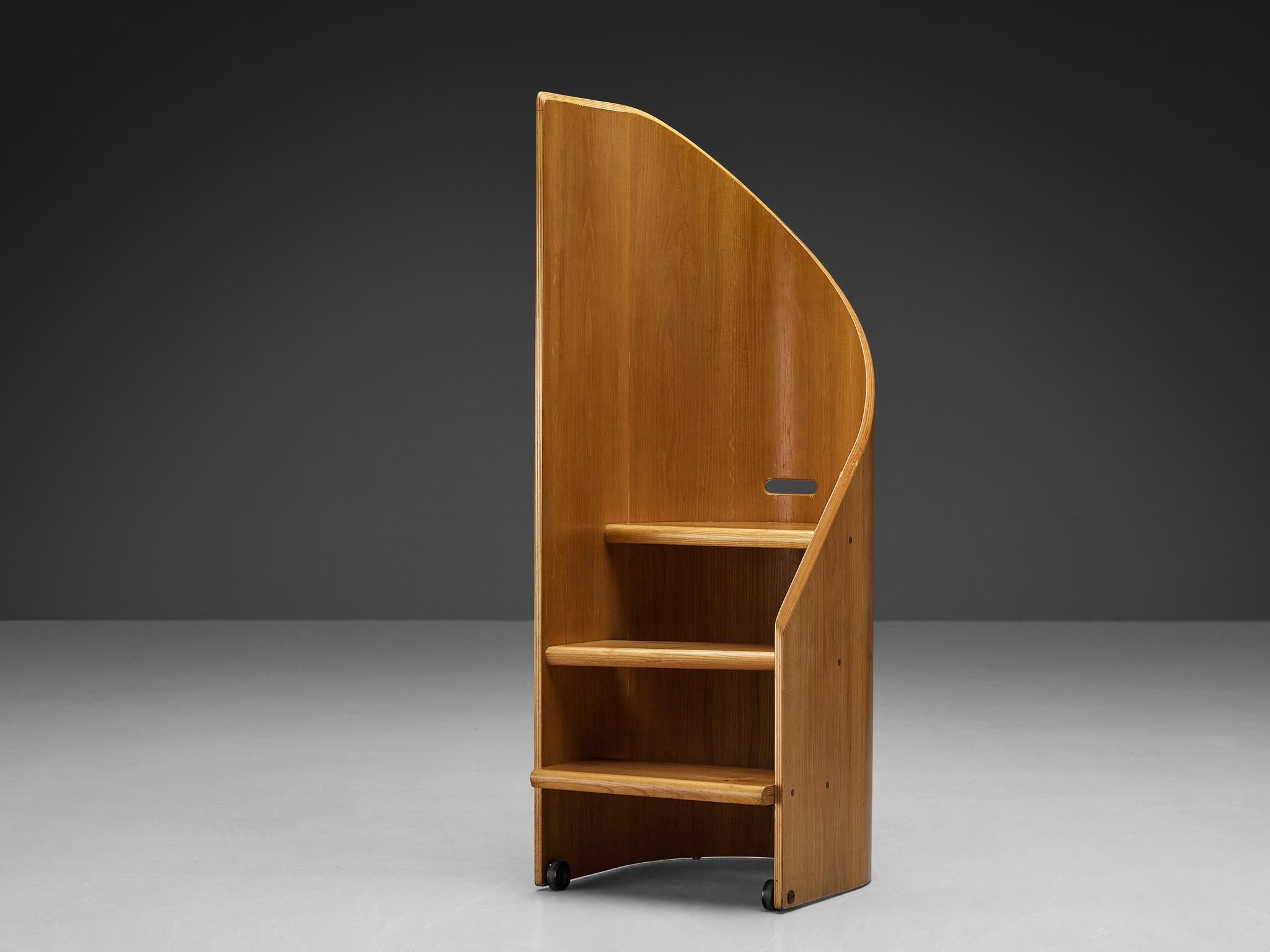 Giovanni Offredi for MC Selvini 'Elitra' Library Ladder in Ash