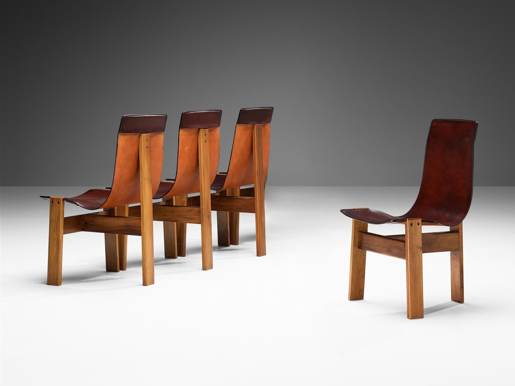 Angelo Mangiarotti for Skipper 'Tre 3' Dining Chairs