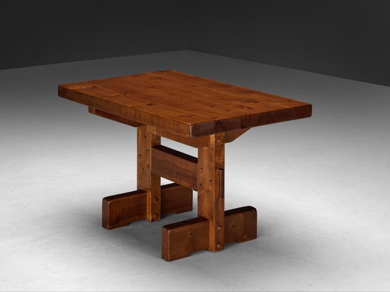 Giuseppe Rivadossi Dining Table in Pine