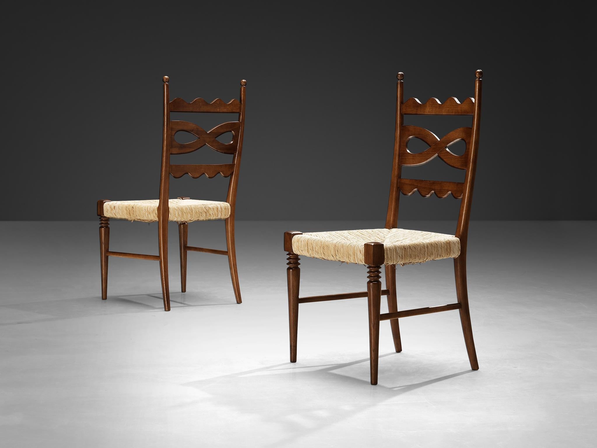 Paolo Buffa for Esposizione Permanente mobili Cantù Dining Chairs