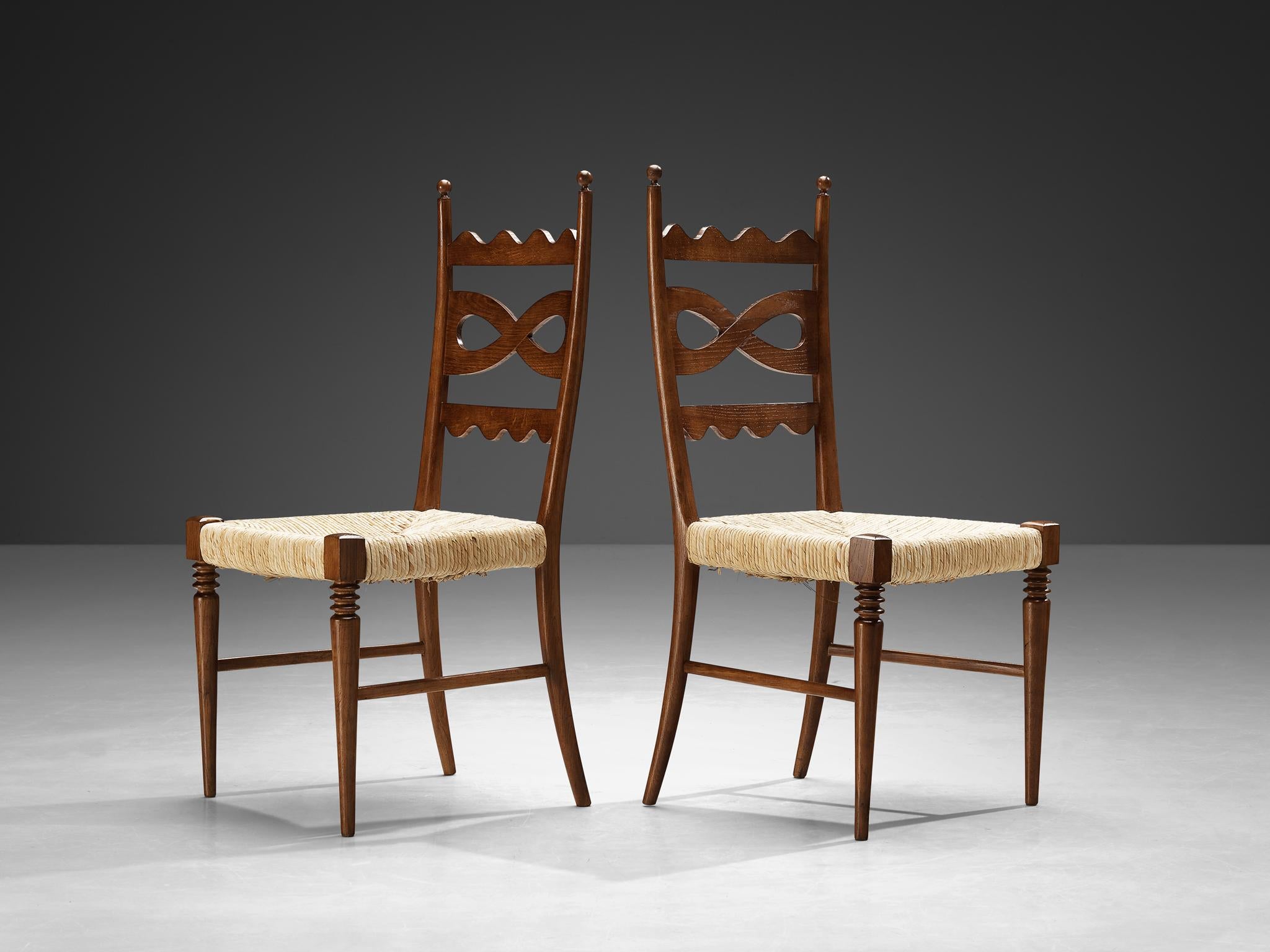 Paolo Buffa for Esposizione Permanente mobili Cantù Dining Chairs