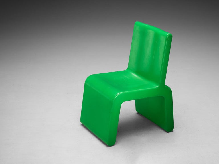 Marc Newson 'Kiss the Future' Chair in Green Molded Polypropylene